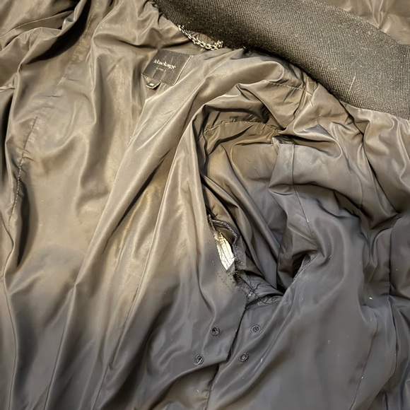 Mackage Black Puffer Coat with Fur Trim - Picture 9 of 9